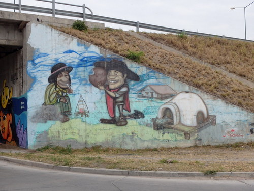 Nice highway underpass graffiti.